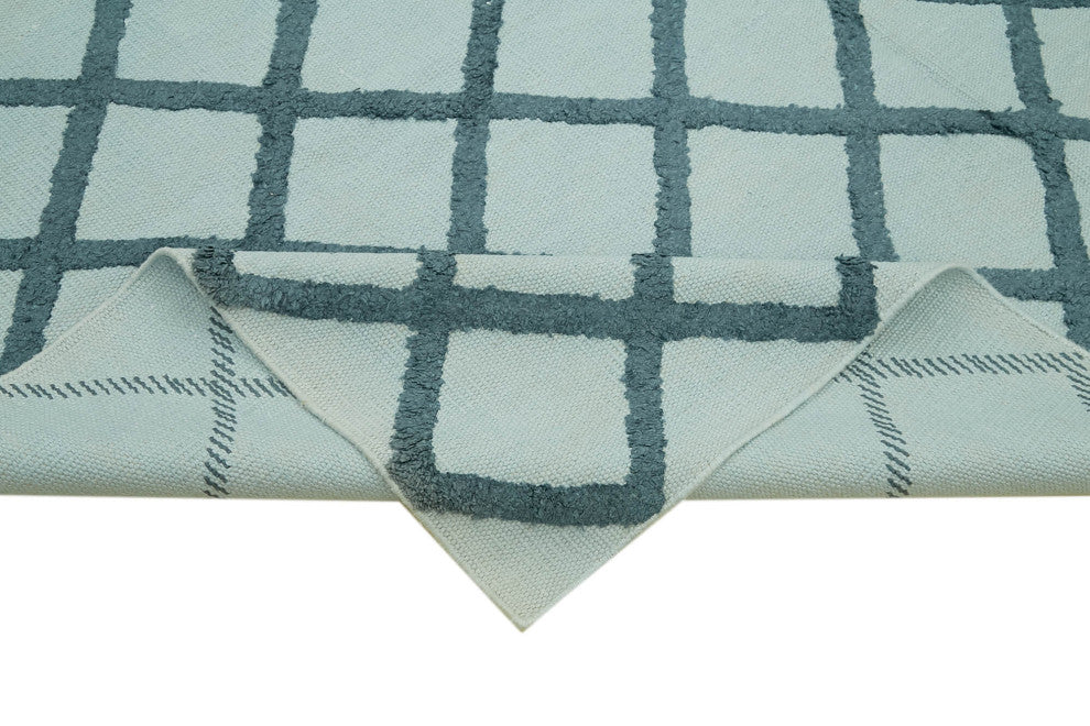 Rug N Carpet - Hand-knotted Modern Design 8' 1'' x 10' 0'' Flatweave Kilim Rug