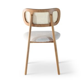 Claudia Cane Side Chair, Domasco, Natural