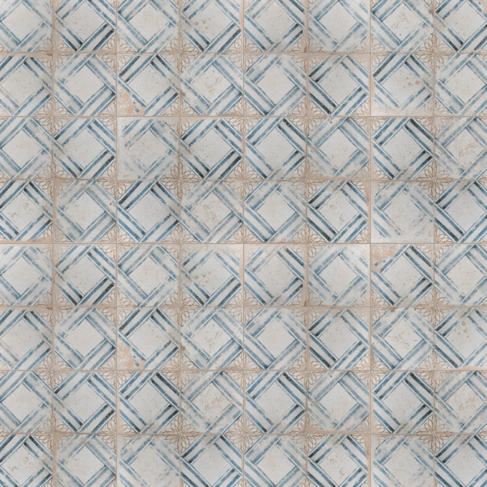 Kings Root Ceramic Floor and Wall Tile, Lattice