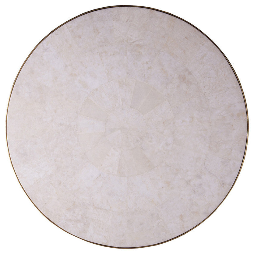 Crystal Stone Round Cocktail Table
