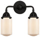 288-2W-BK-G311-LED 2 Light 12.5" Bath Vanity Light, Matte Black