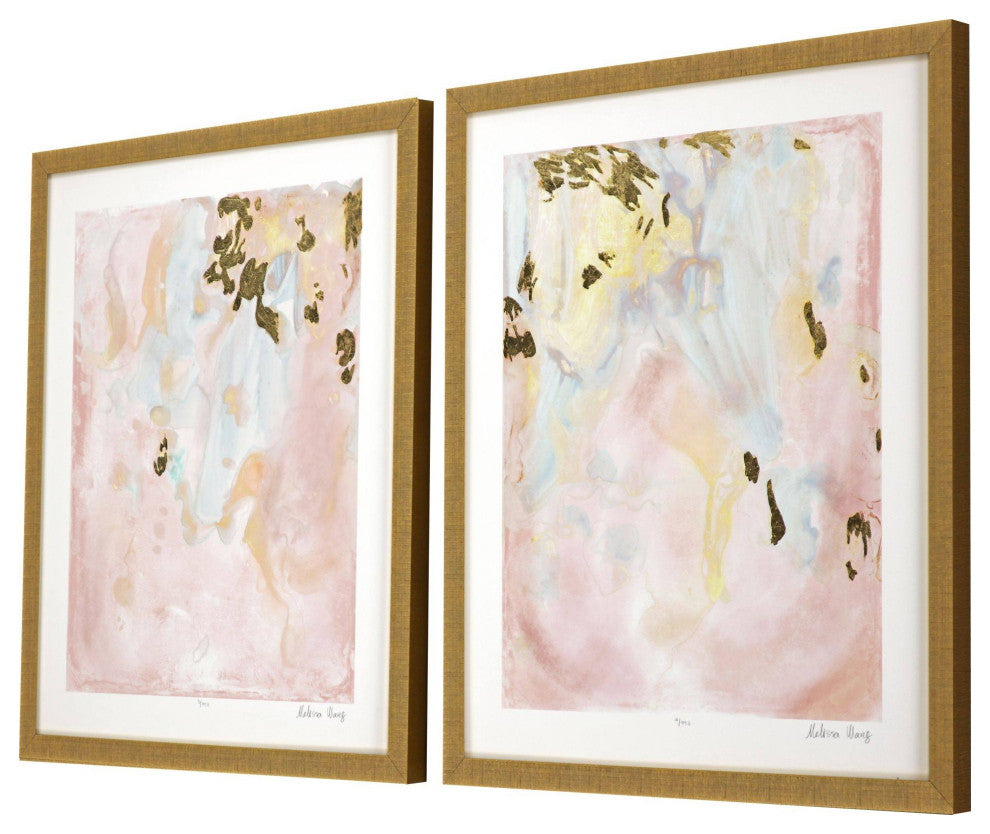 Gold Planet II Artwork, 2-Piece Set