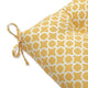 Hockley Banana 48x18" Outdoor Tufted Bench/Swing Cushion