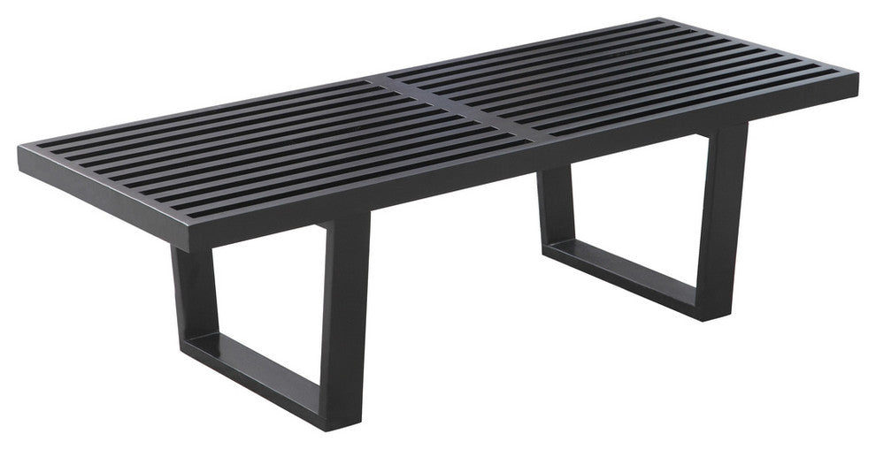 Modern Classics Wood Bench 48", Black