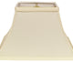 14" Ivory Rectangle Bell No Slub Lampshade