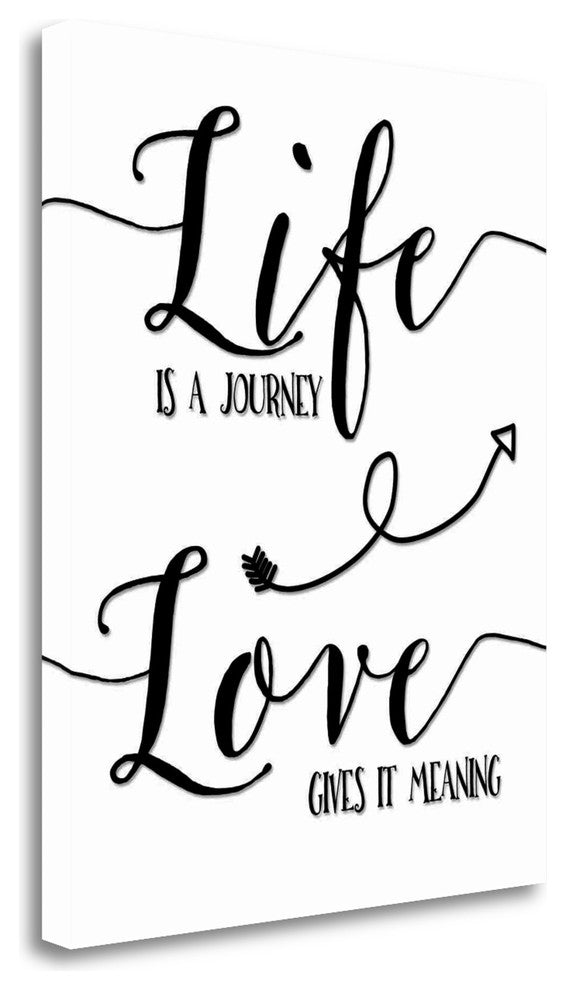 "Life Is A Journey" By Tara Moss, Giclee Print on Gallery Wrap Canvas