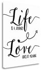 "Life Is A Journey" By Tara Moss, Giclee Print on Gallery Wrap Canvas