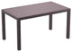 Compamia California 5-Piece Outdoor Rectangle Dining Set, Brown