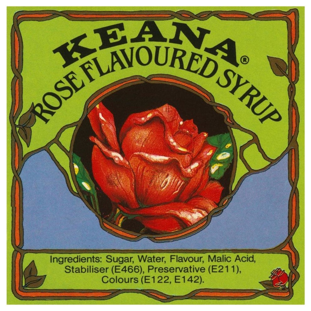 "Keana Rose Flavoured Syrup" Digital Paper Print by Retrolabel, 46"x46"