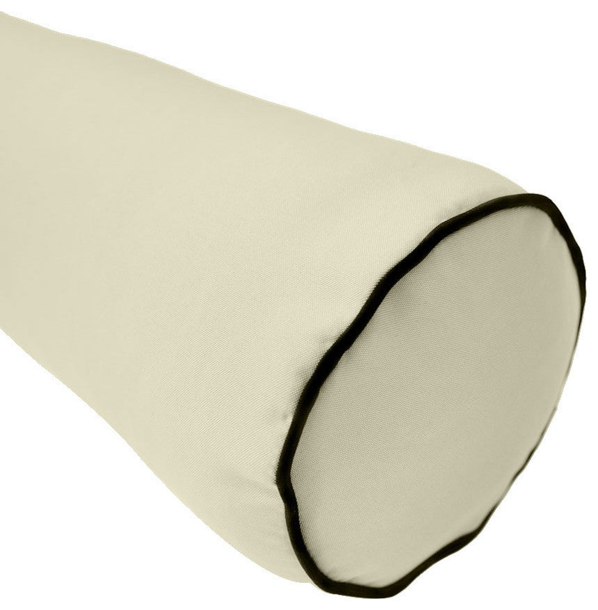 Style5 Queen Contrast Pipe Outdoor Mattress Bolster SlipCover COMPLETE SET AD005