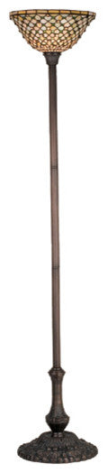 Meyda Lighting  18763 72.5"H Diamond & Jewel Torchiere