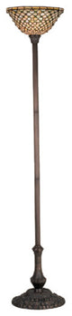 Meyda Lighting  18763 72.5"H Diamond & Jewel Torchiere