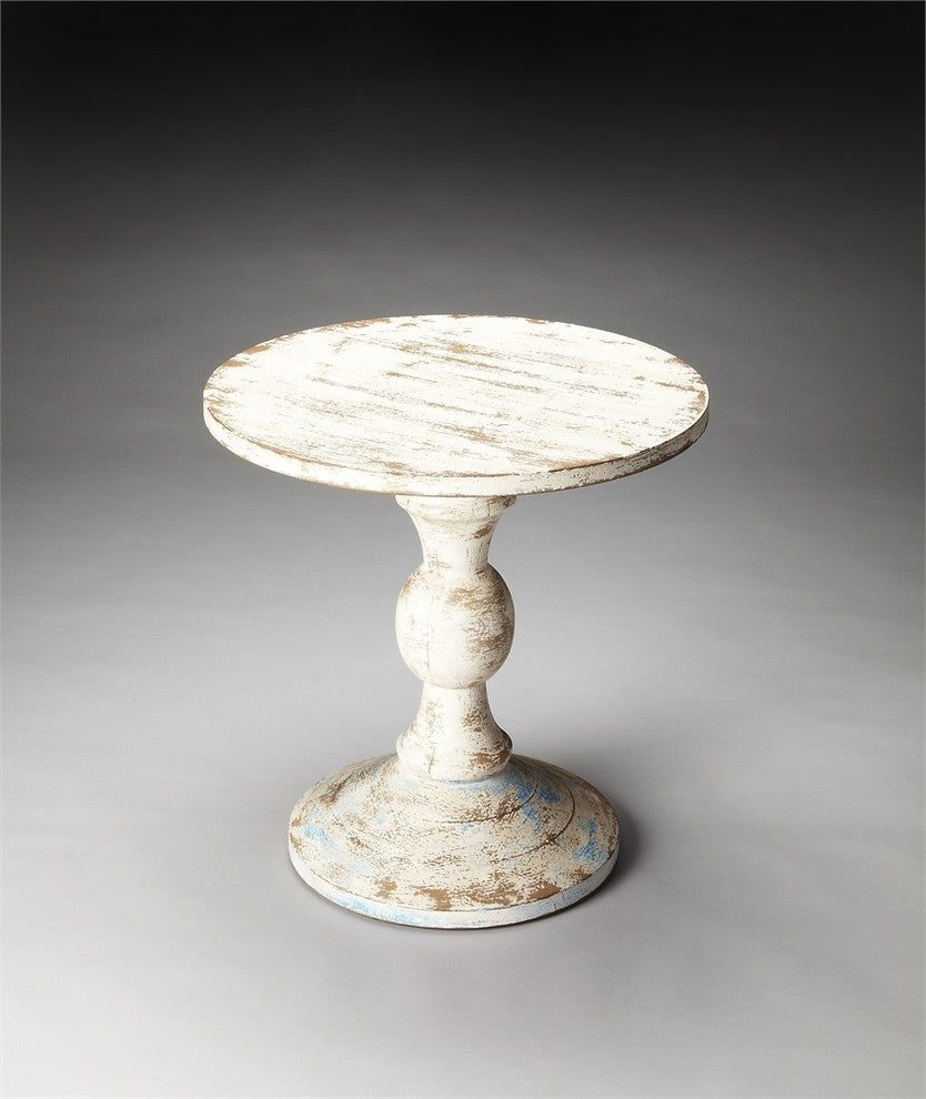 Butler Specialty Company, Grandma'S Attic Solid Wood Pedestal Table, White