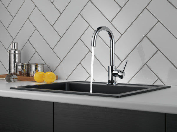Delta Trinsic Single Handle Bar Faucet, Chrome, 1959LF