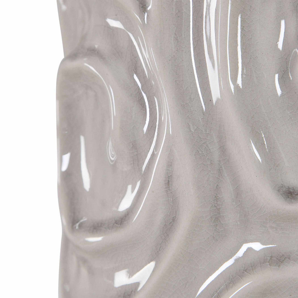 Uttermost 26379-1 Zade 34" Tall Column Table Lamp - Warm Gray