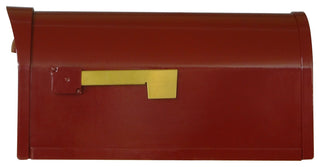 Mid Modern Dylan Curbside Mailbox, Wine