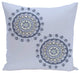 Sea Flower Geometric Print Pillow, Faded Glory, 16"x16"