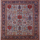 Ahgly Company Indoor Square Mid-Century Modern Area Rugs, 6' Square