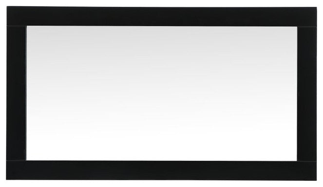 Elegant Decor Aqua Vanity Mirror Black