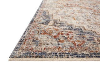 Loloi II Sorrento Ivory/Fiesta 18"x18" Sample Rug