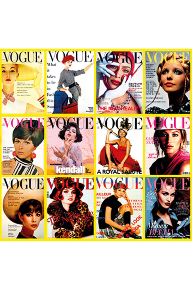 Yellow Fashion Magazine Photographic Artwork, Andrew Martin Vogue Cove