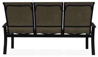 Belle Isle Sling 3-Seat Outdoor Sofa, Kora/Black