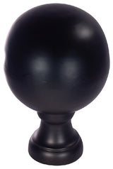 Dalvento, Venetian Finial, Black Matte on Steel, Small