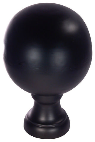 Dalvento, Venetian Finial, Black Matte on Steel, Small