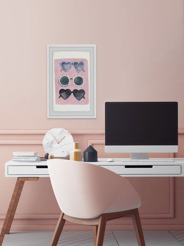 "Sunglass Fun" Framed Painting Print, 20"x30"