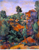 Paul Cezanne Bibemus Quarry, 21"x28" Gallery Wrapped Canvas Print