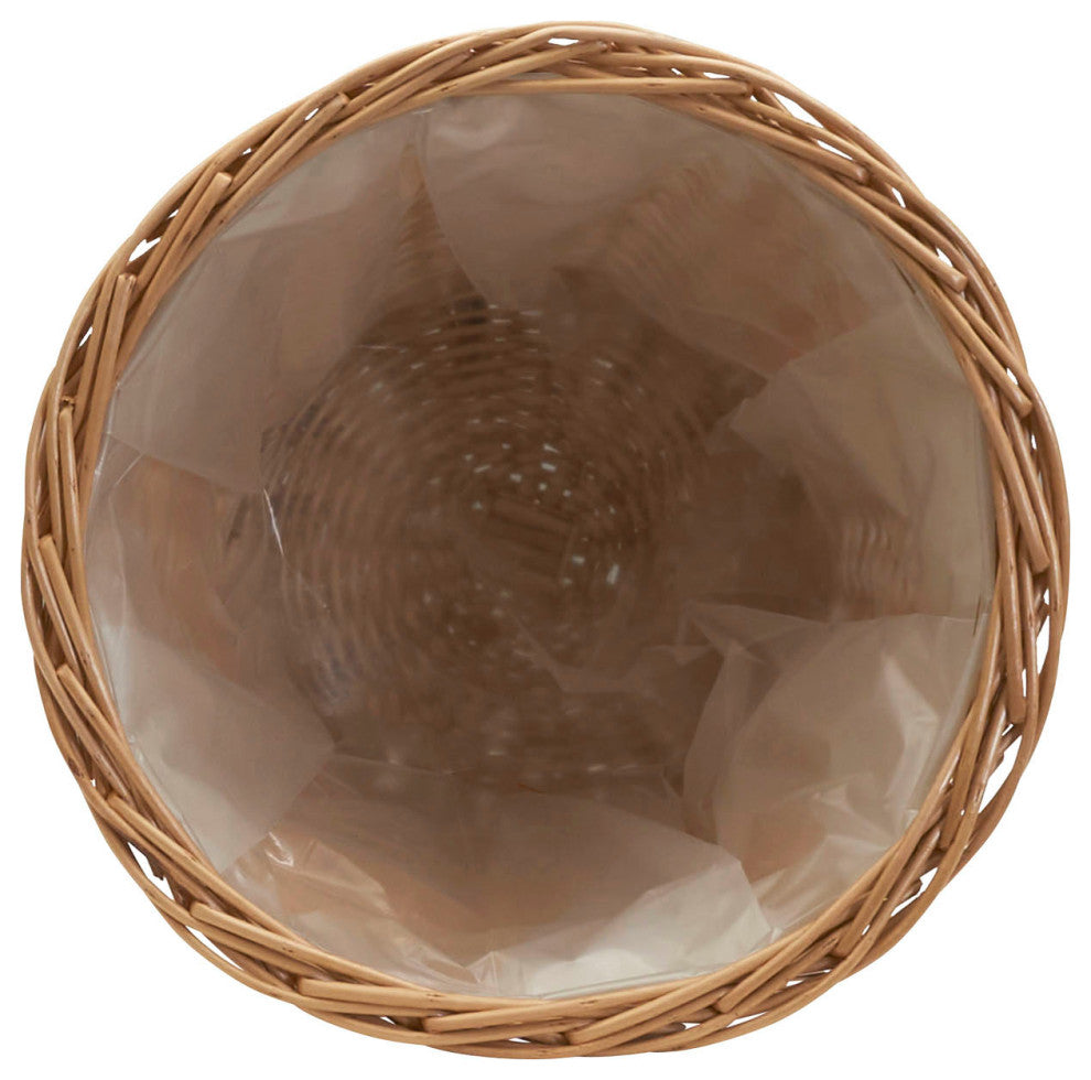 Willow Wicker Waste Basket