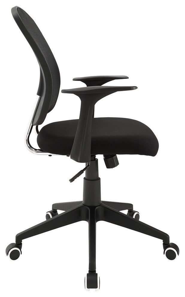 Cool Office Desk Chair, "Paterson", Black