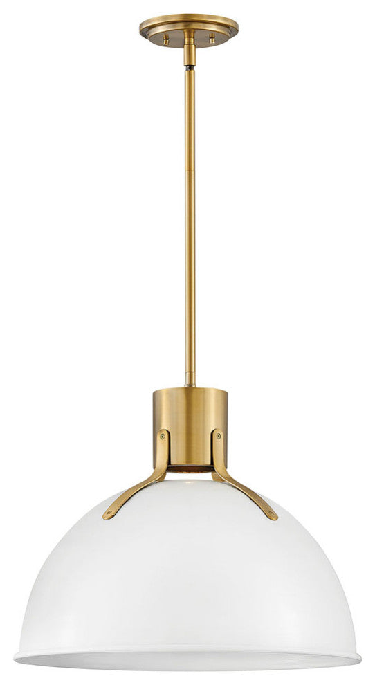 Hinkley Argo Large Pendant, Polished White
