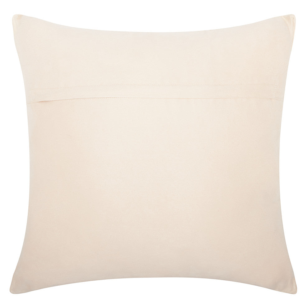 Mina Victory S1203 Throw Pillow, White/Silver, 20" x 20"