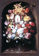 Osias Beert Bouquet in a Niche, Gallery Wrapped Canvas Print, 18"x27"