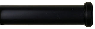 1" Bouchon Adjustable Curtain Rod, 28"-48", Black