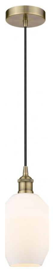 Innovations 616-1P-AB-G651-8-LED 1-Light Mini Pendant, Antique Brass