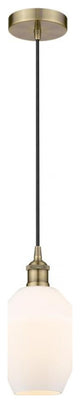 Innovations 616-1P-AB-G651-8-LED 1-Light Mini Pendant, Antique Brass