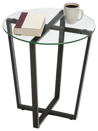 Mango Steam Metro Coffee and End Table, Clear, End Table