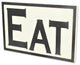 Wooden Wall Sign, Eat