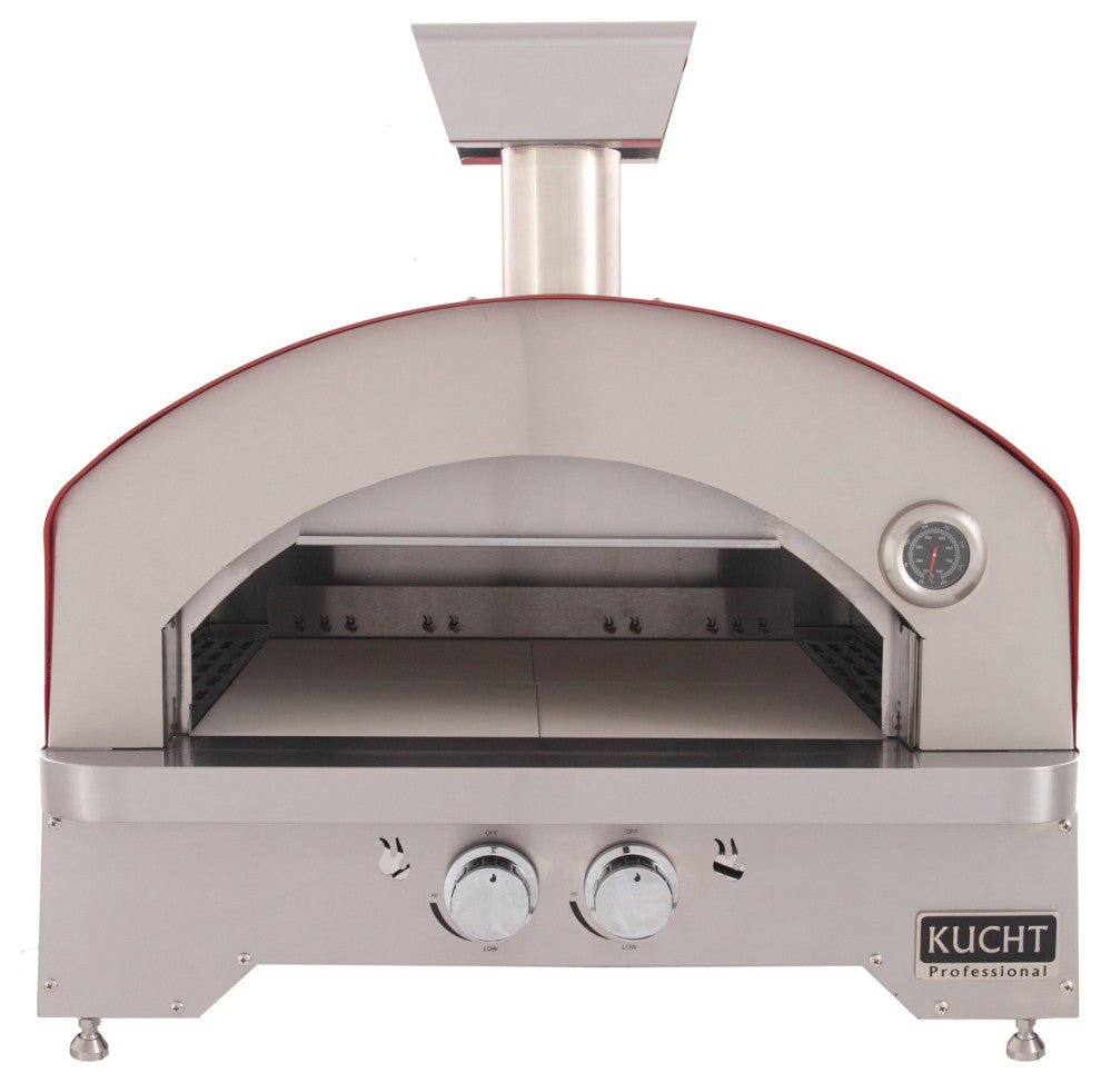 Outdoor Portable Propane Gas Pizza Oven, Red