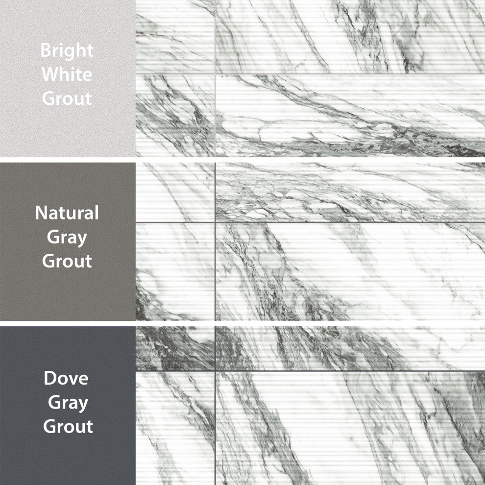 Touche Pleated Deco Zebre Porcelain Floor/Wall Tile