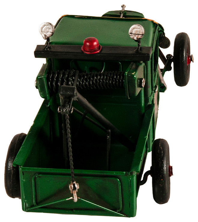 Handmade Vintage Tow Truck Model, Collectible Metal Scale Model Truck