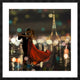 "Midnight in Paris" Framed Digital Print by Dianne Loumer, 38"x38"