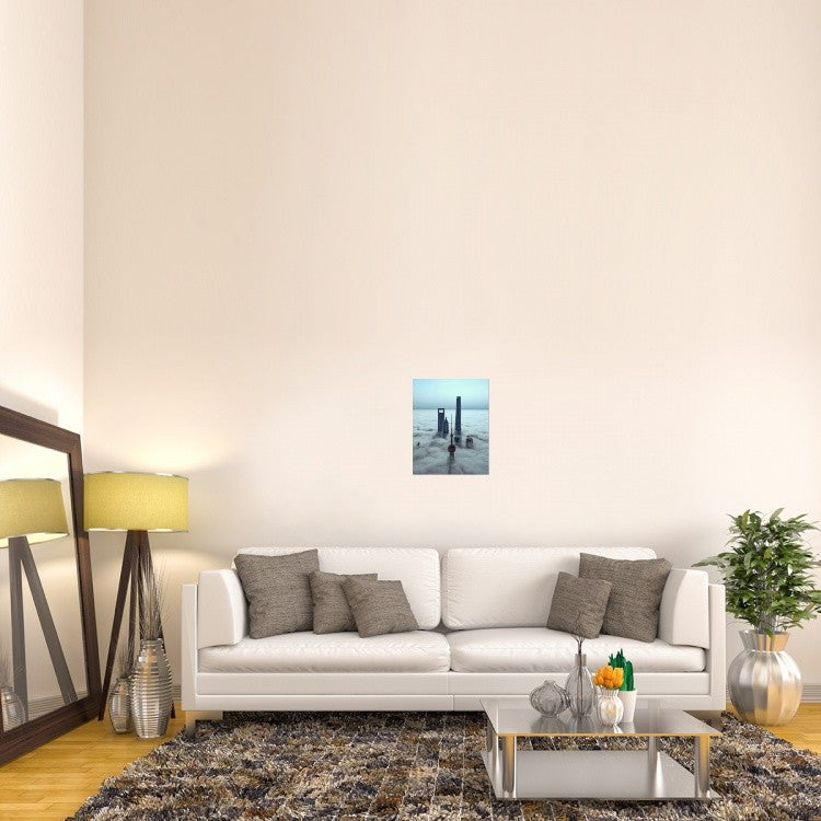 "Sky City" Stretched Canvas Giclee by Stan Huang, 16x20"