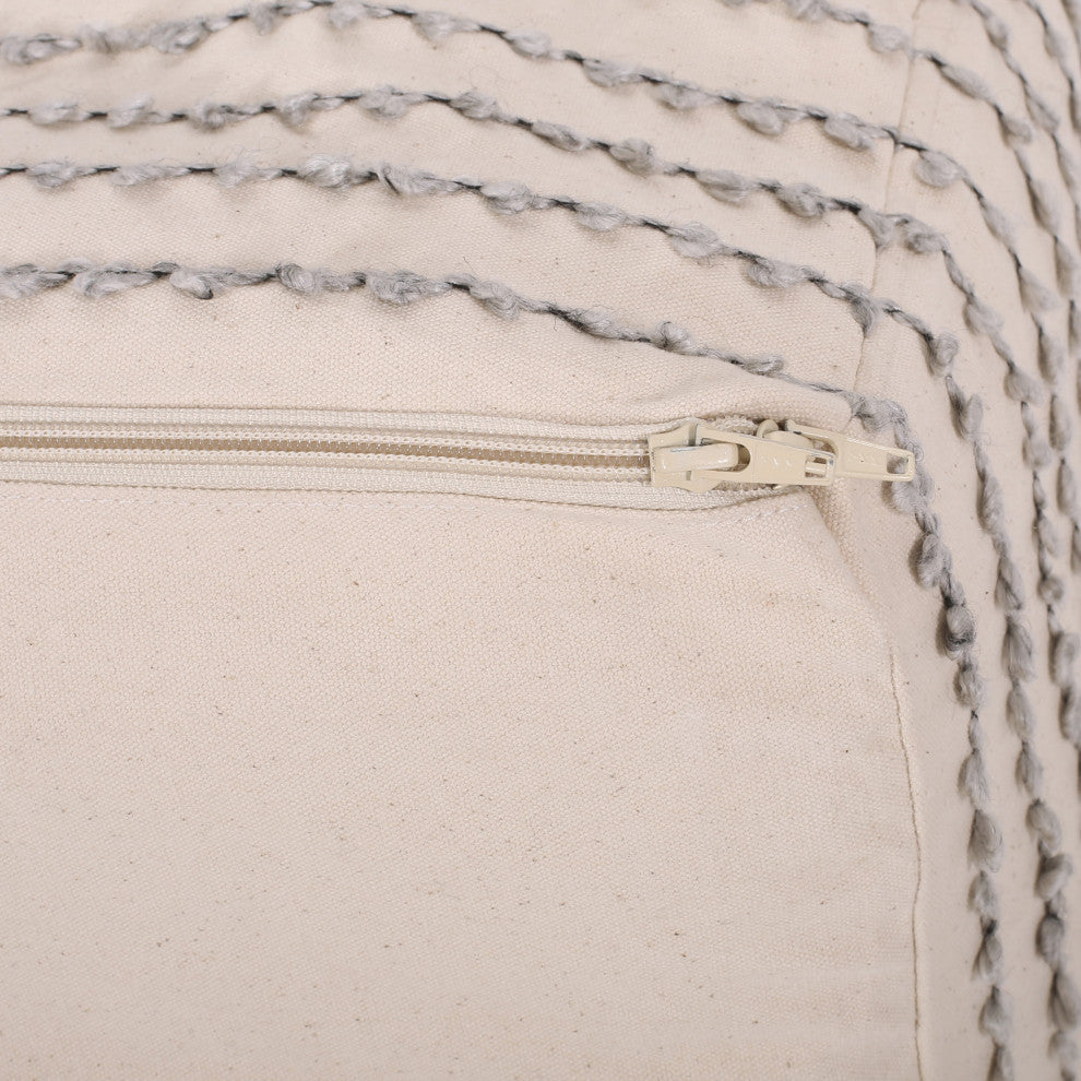 Gaddie Boho Rectangular Bean Bag Ottoman
