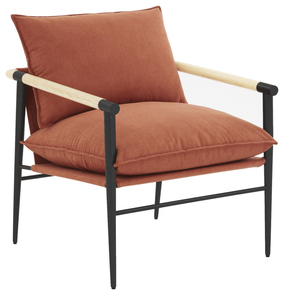 Cali Rust Accent Chair