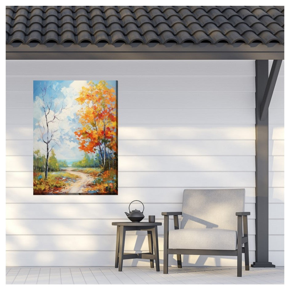 OU-89016 Going the Backway Outdoor Canvas Art