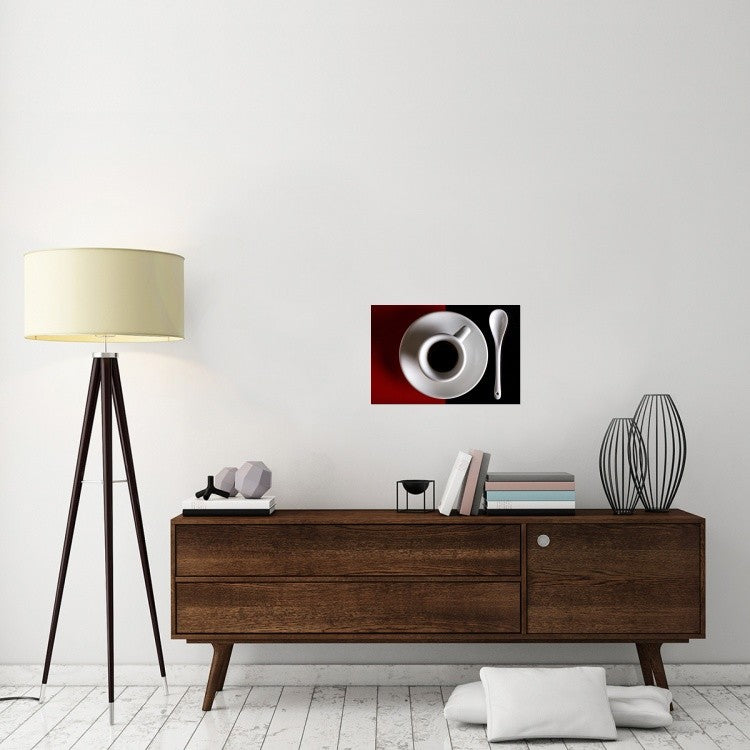 "Na Tazziurell E Caffa" Stretched Canvas Giclee by Antonio Zaccagnino, 24"x16"
