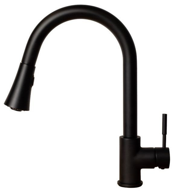 ZLINE Edison Kitchen Faucet in Matte Black (EDS-KF-MB)